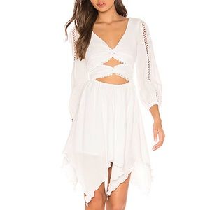 Majorelle Cambria White Cutout Dress